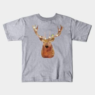 Stag And Bird Kids T-Shirt